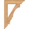 Ekena Millwork Balboa Traditional Smooth Bracket w/ Offset Brace, Western Red Cedar, 5 1/2"W x 20"D x 28"H BKT0604X20X28BOA01SWR - alternate 3